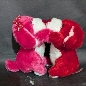 Dan Dee Collectors Choice Hugging kissing Plush Dogs  stuffed animal